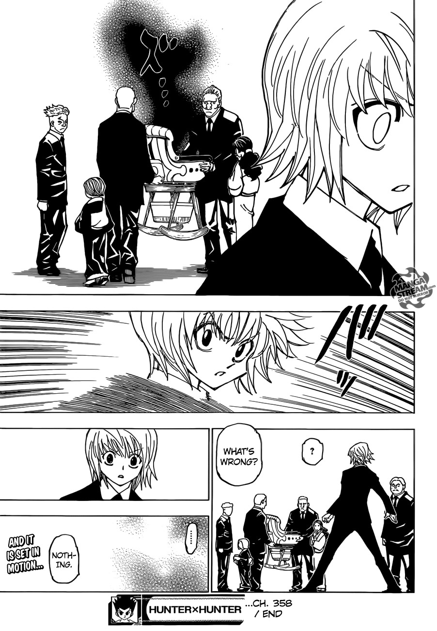 Hunter X Hunter Chapter 358 page 17 - Chapter 358: Eve