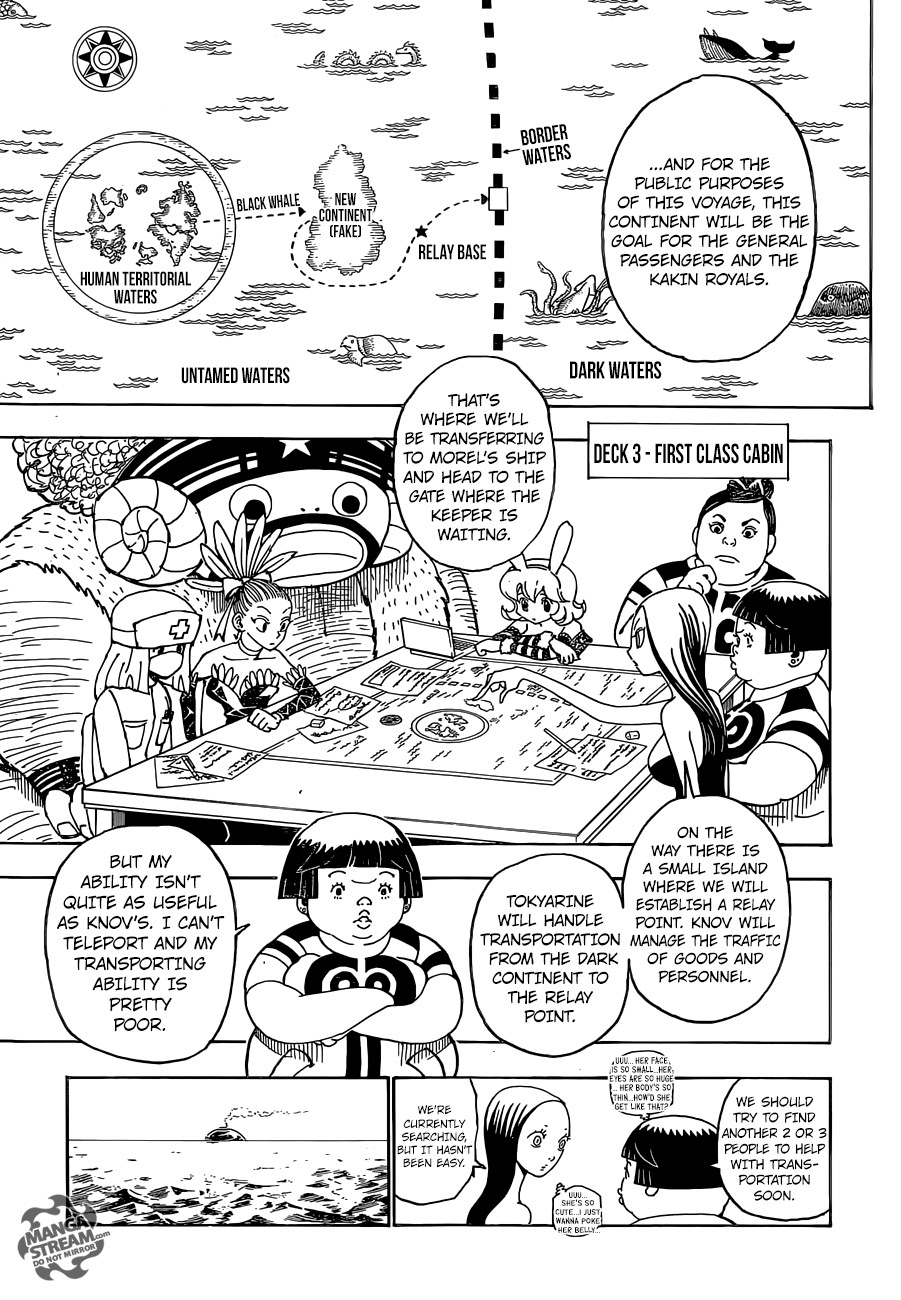 Hunter X Hunter Chapter 359 page 4 - Chapter 359: Departure