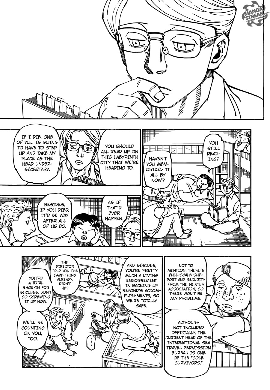 Hunter X Hunter Chapter 359 page 6 - Chapter 359: Departure