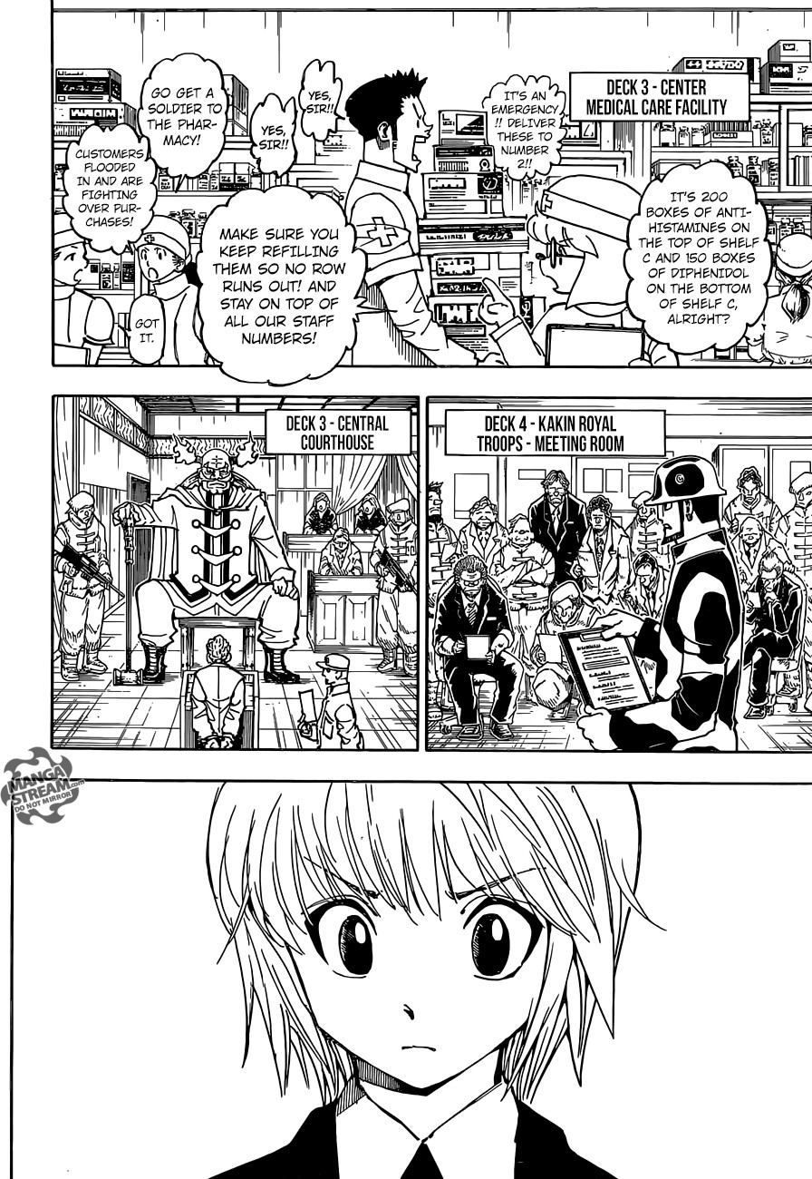 Hunter X Hunter Chapter 359 page 7 - Chapter 359: Departure
