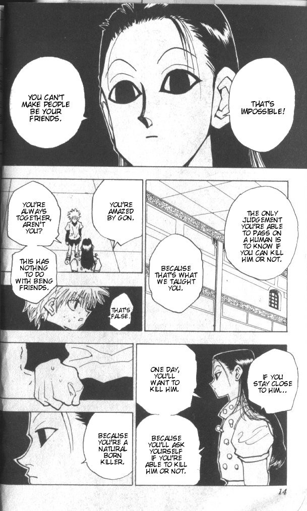 Hunter X Hunter Chapter 36 page 10 - Chapter 36: Light and Darkness: Part 2