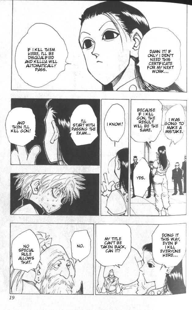 Hunter X Hunter Chapter 36 page 15 - Chapter 36: Light and Darkness: Part 2