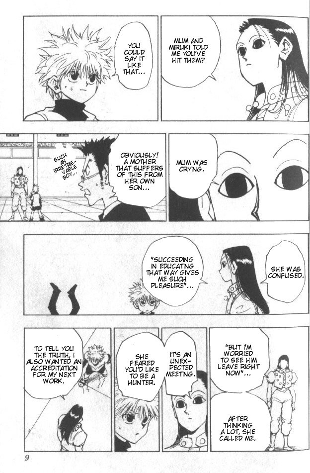 Hunter X Hunter Chapter 36 page 5 - Chapter 36: Light and Darkness: Part 2