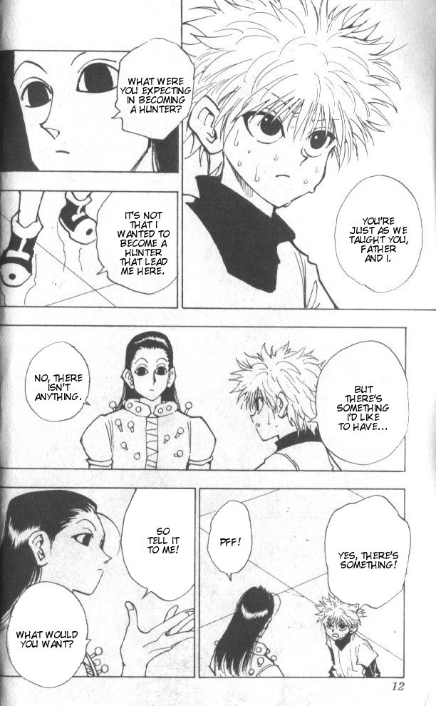 Hunter X Hunter Chapter 36 page 8 - Chapter 36: Light and Darkness: Part 2