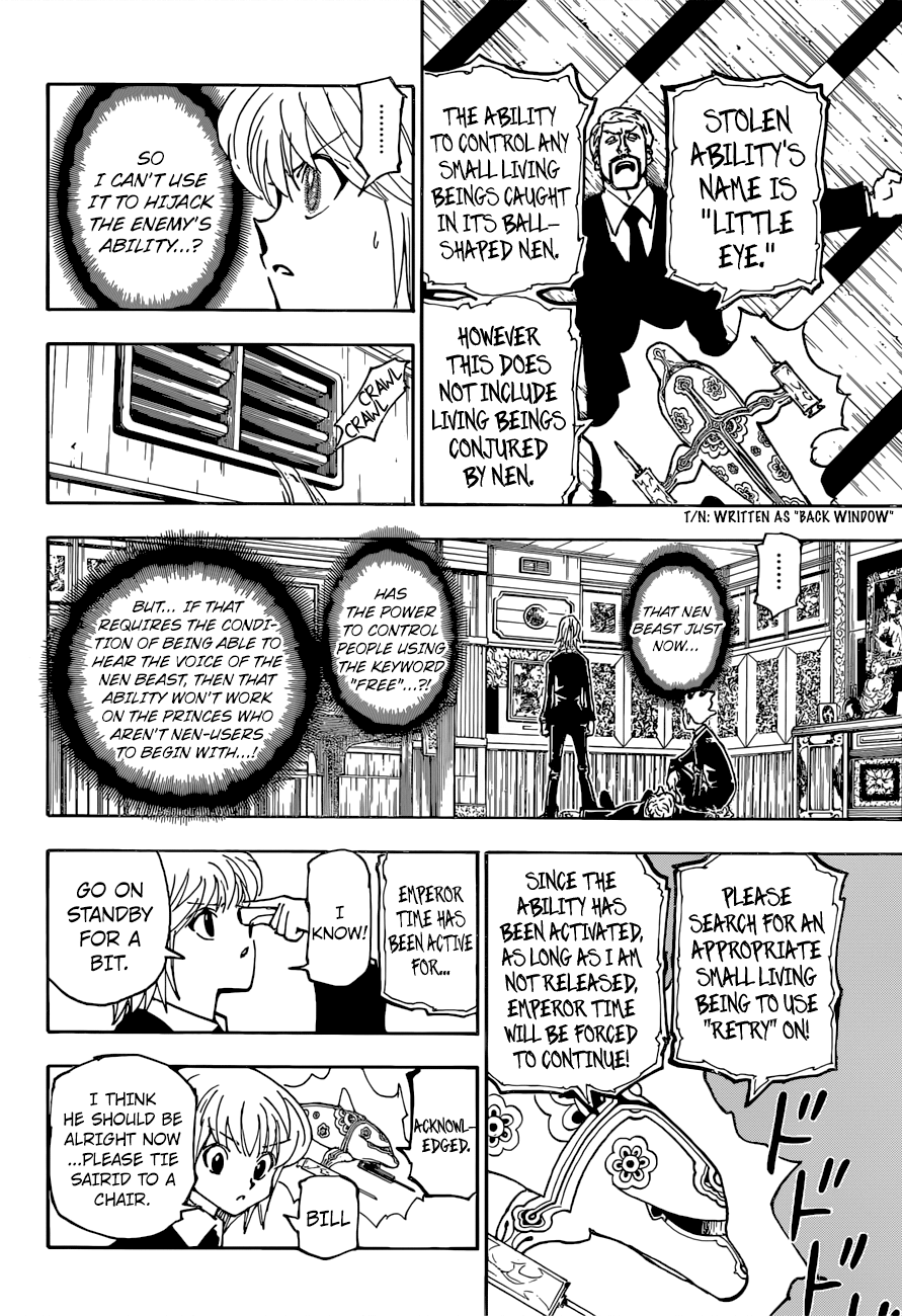 Hunter X Hunter Chapter 361 page 13 - Chapter 361: Withdraw