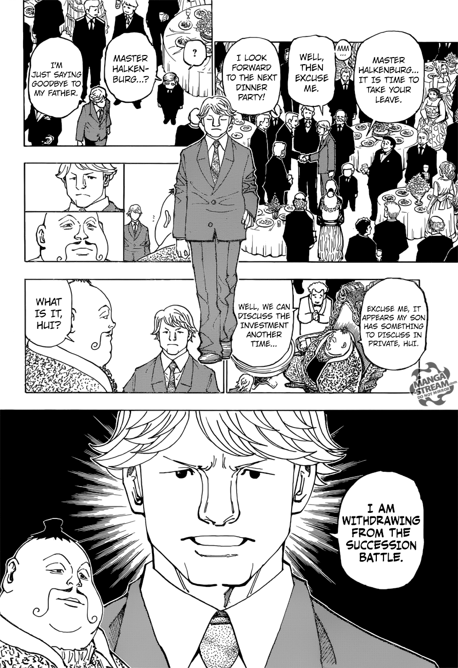 Hunter X Hunter Chapter 361 page 19 - Chapter 361: Withdraw
