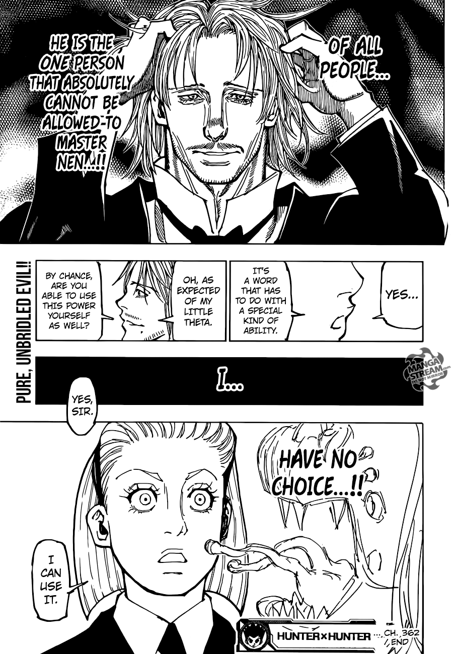 Hunter X Hunter Chapter 362 page 19 - Chapter 362: Resolve