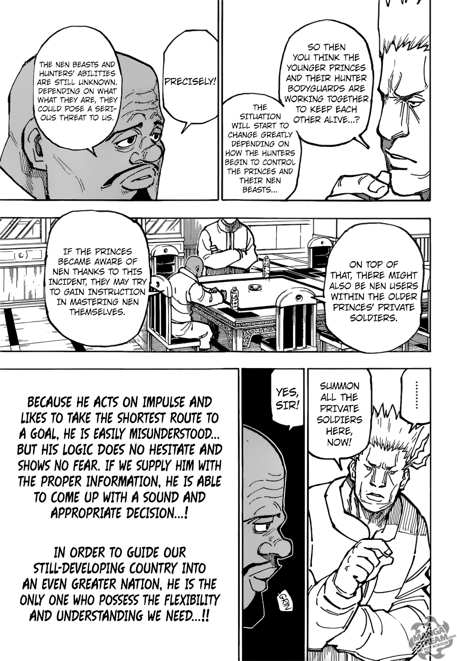 Hunter X Hunter Chapter 363 page 12 - Chapter 363: Nen Beast