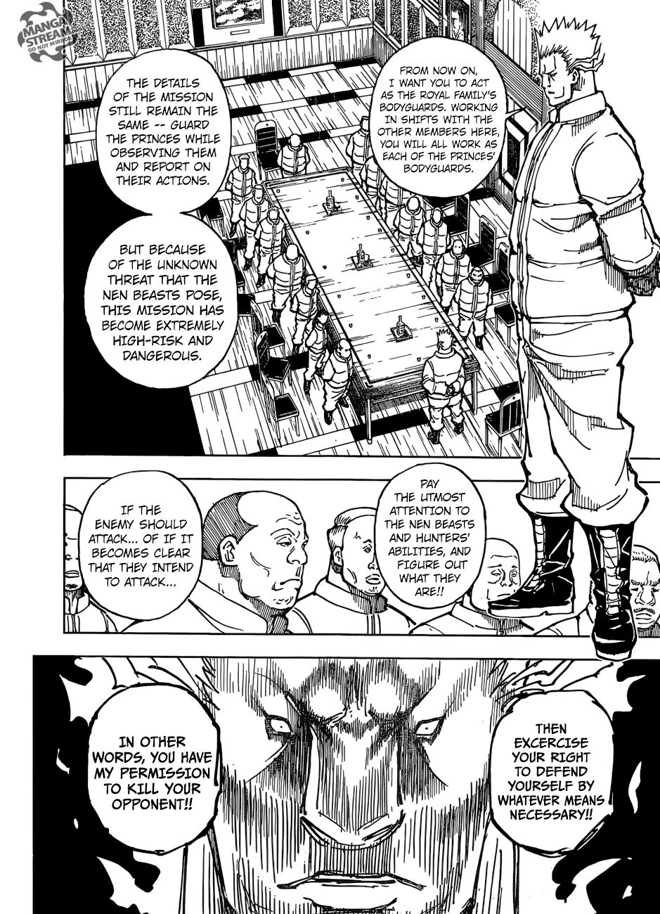 Hunter X Hunter Chapter 363 page 13 - Chapter 363: Nen Beast