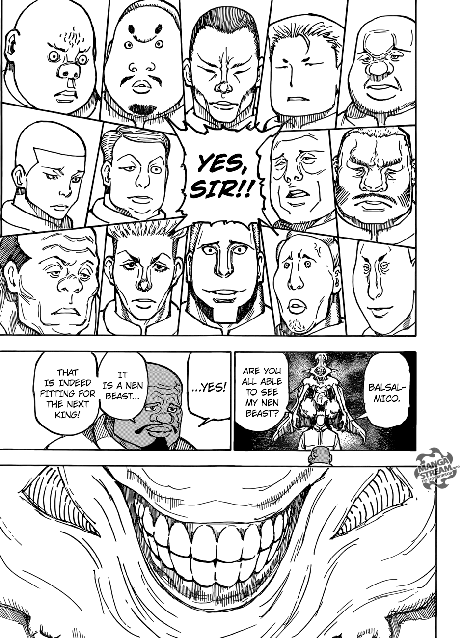 Hunter X Hunter Chapter 363 page 14 - Chapter 363: Nen Beast