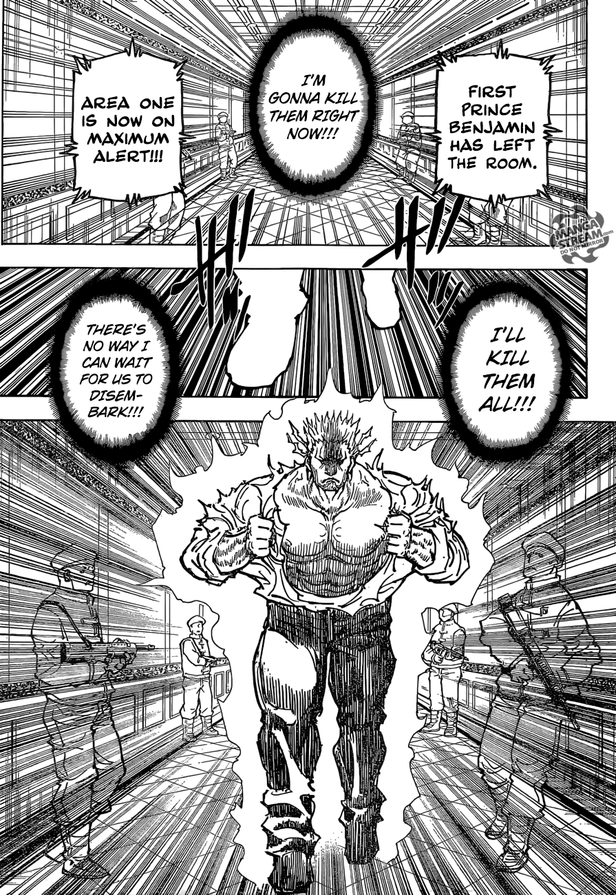 Hunter X Hunter Chapter 363 page 8 - Chapter 363: Nen Beast
