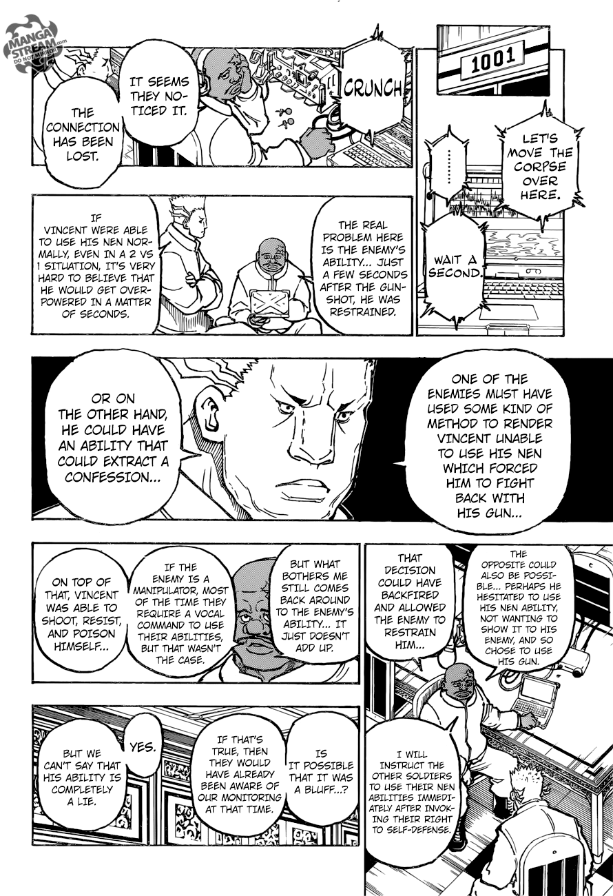 Hunter X Hunter Chapter 364 page 14 - Chapter 364: Speculation