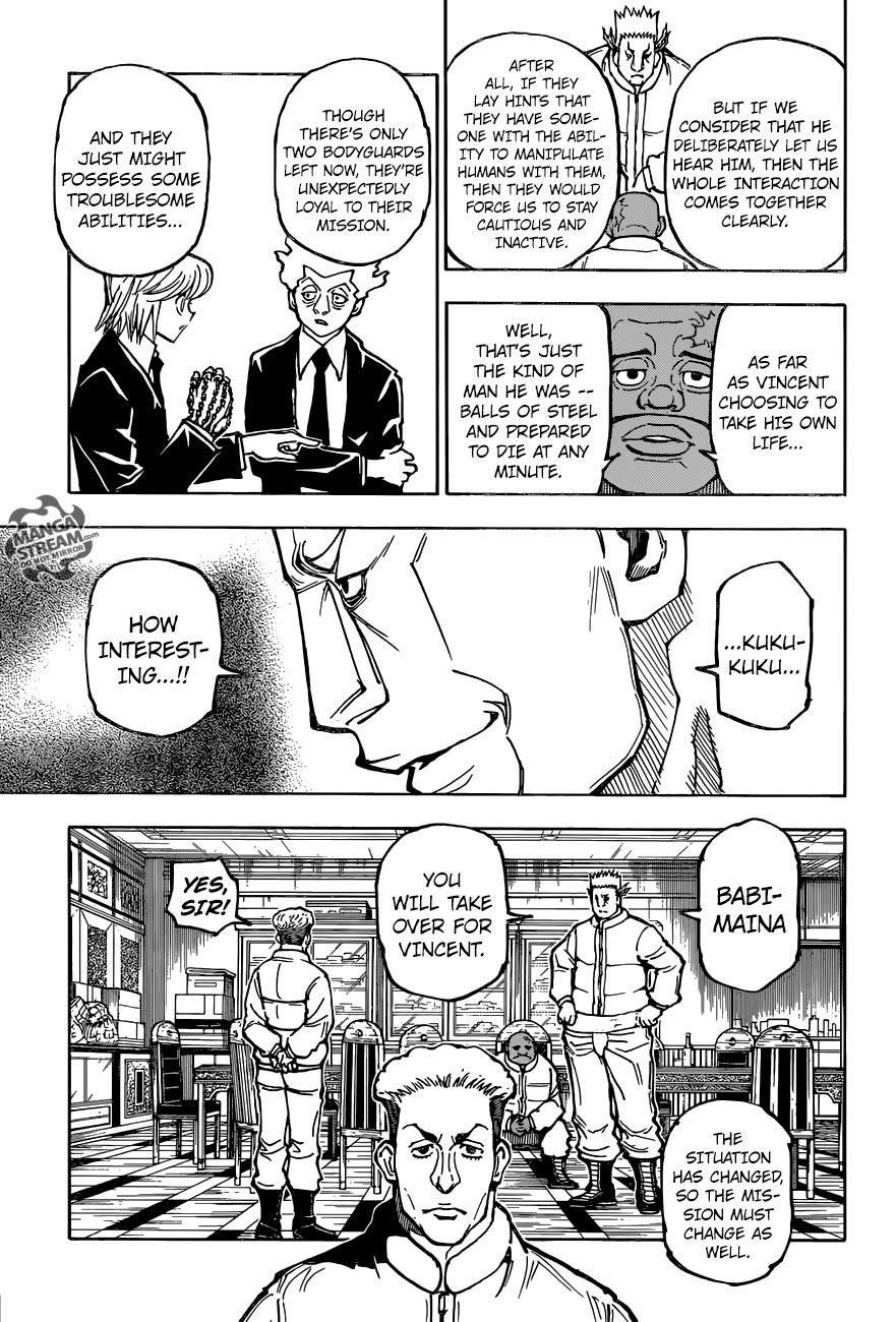 Hunter X Hunter Chapter 364 page 15 - Chapter 364: Speculation