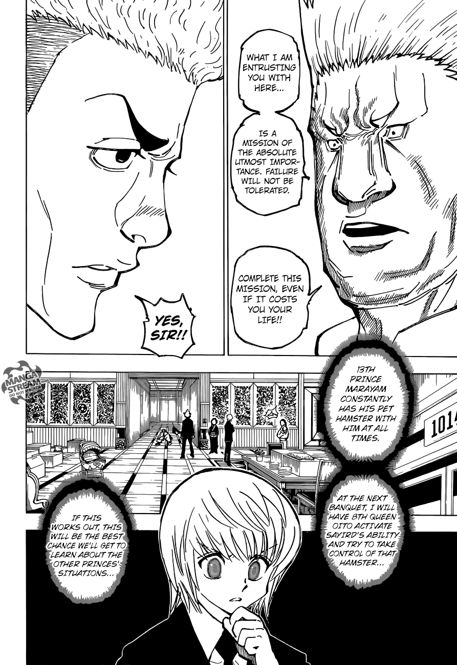 Hunter X Hunter Chapter 364 page 16 - Chapter 364: Speculation