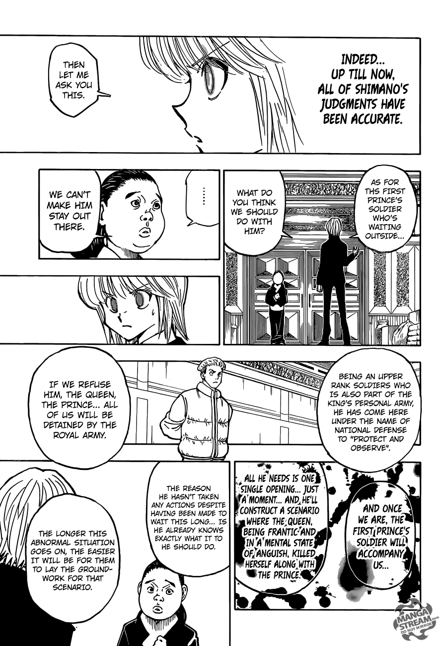 Hunter X Hunter Chapter 365 page 11 - Chapter 365: Choice