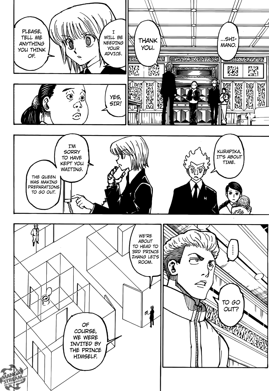 Hunter X Hunter Chapter 365 page 12 - Chapter 365: Choice