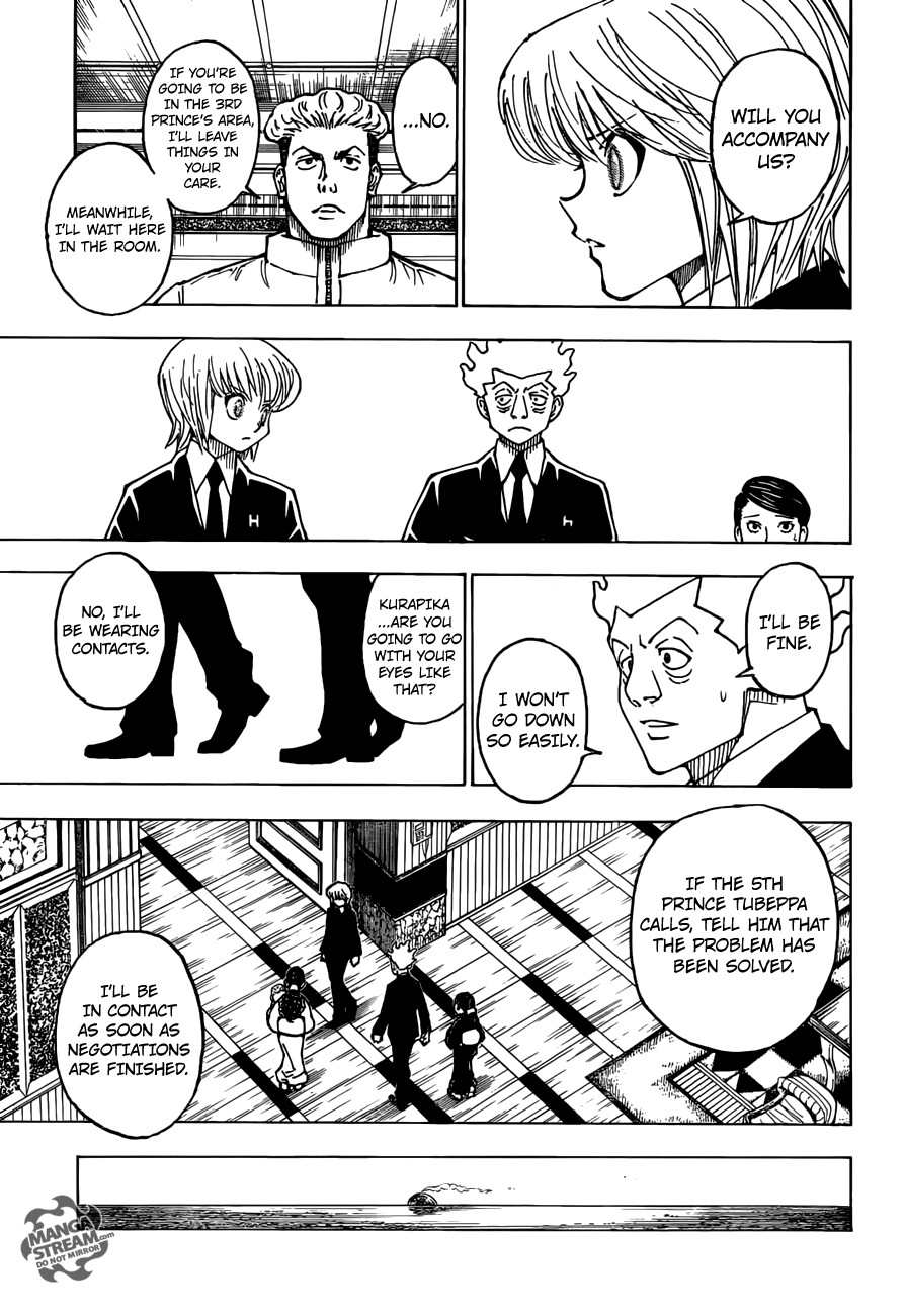 Hunter X Hunter Chapter 365 page 13 - Chapter 365: Choice