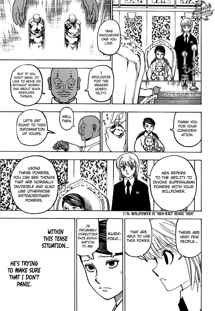 Hunter X Hunter Chapter 365 page 17 - Chapter 365: Choice
