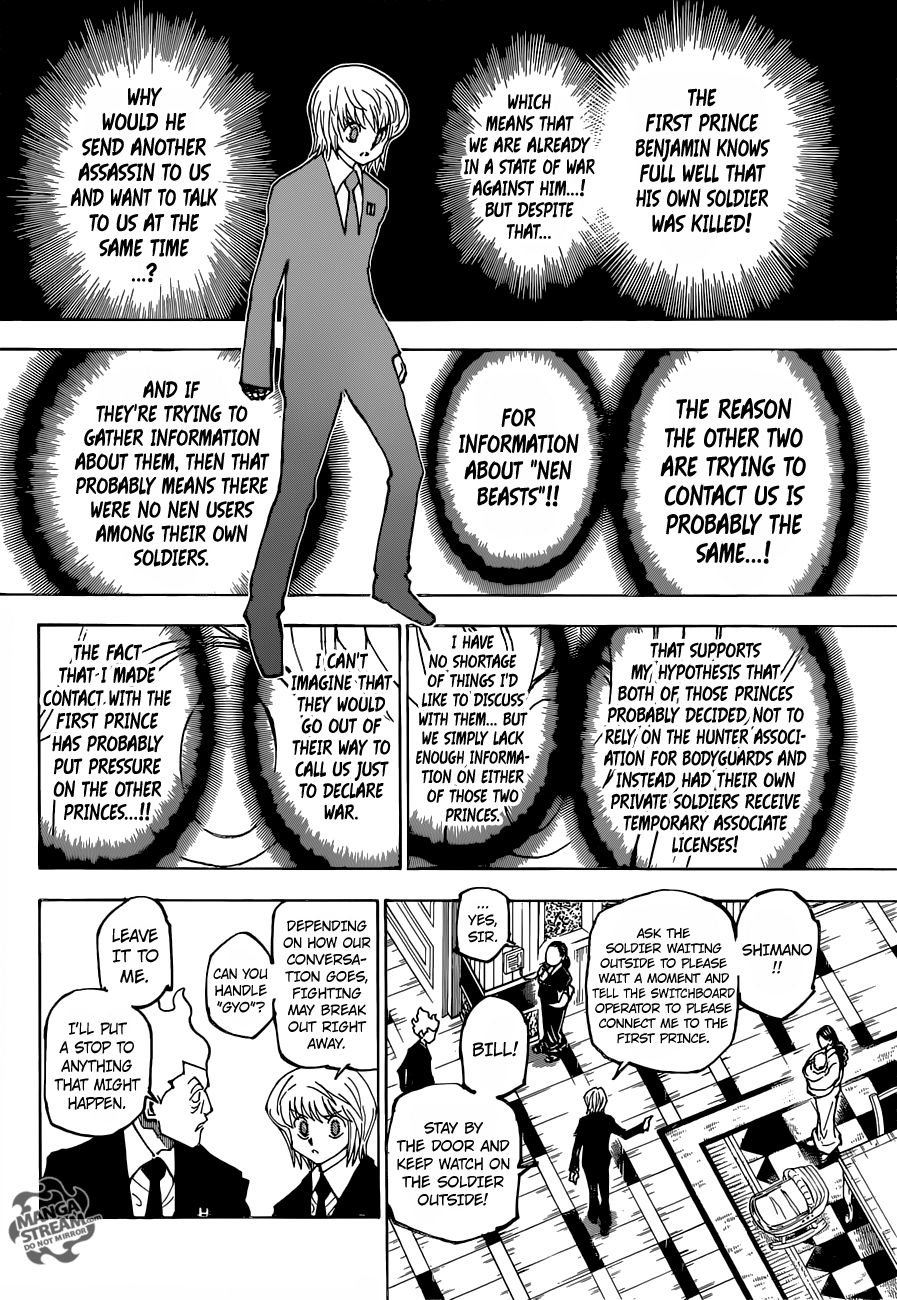 Hunter X Hunter Chapter 365 page 2 - Chapter 365: Choice
