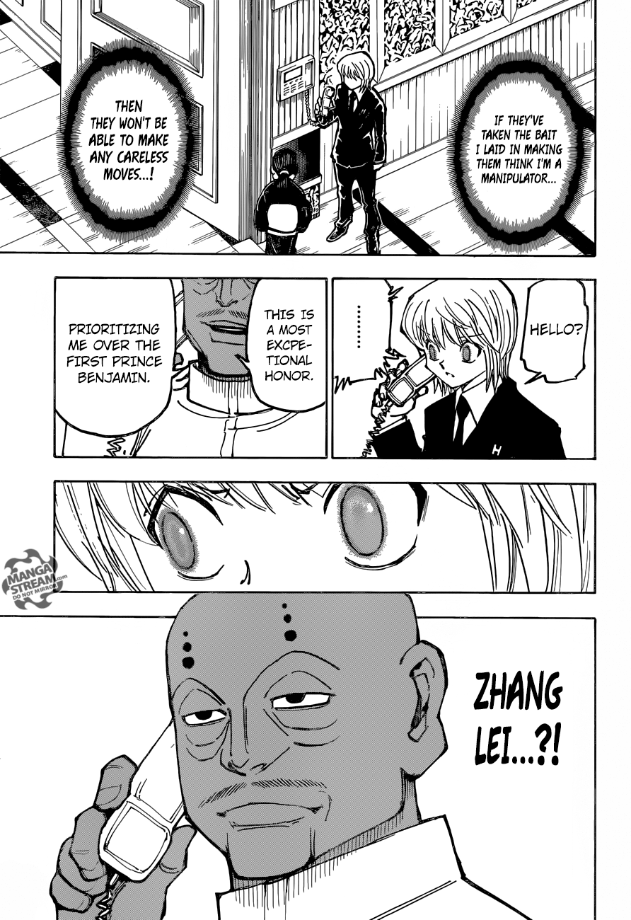 Hunter X Hunter Chapter 365 page 3 - Chapter 365: Choice