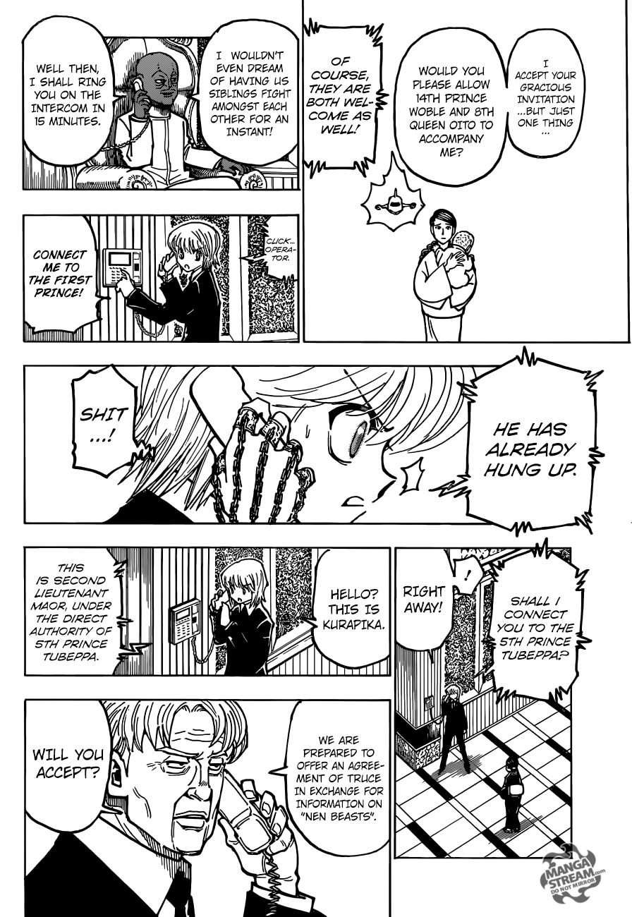 Hunter X Hunter Chapter 365 page 6 - Chapter 365: Choice
