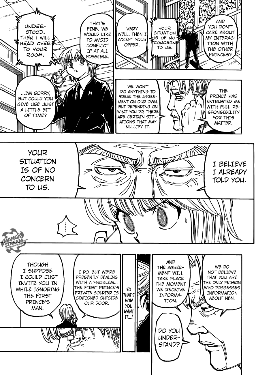 Hunter X Hunter Chapter 365 page 7 - Chapter 365: Choice