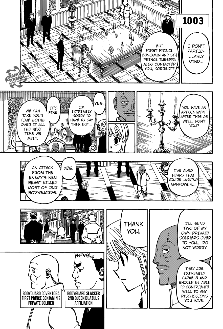 Hunter X Hunter Chapter 366 page 11 - Chapter 366: To Each His Own