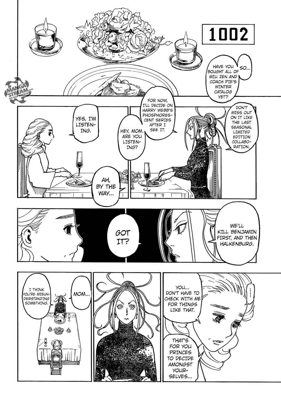 Hunter X Hunter Chapter 366 page 14 - Chapter 366: To Each His Own