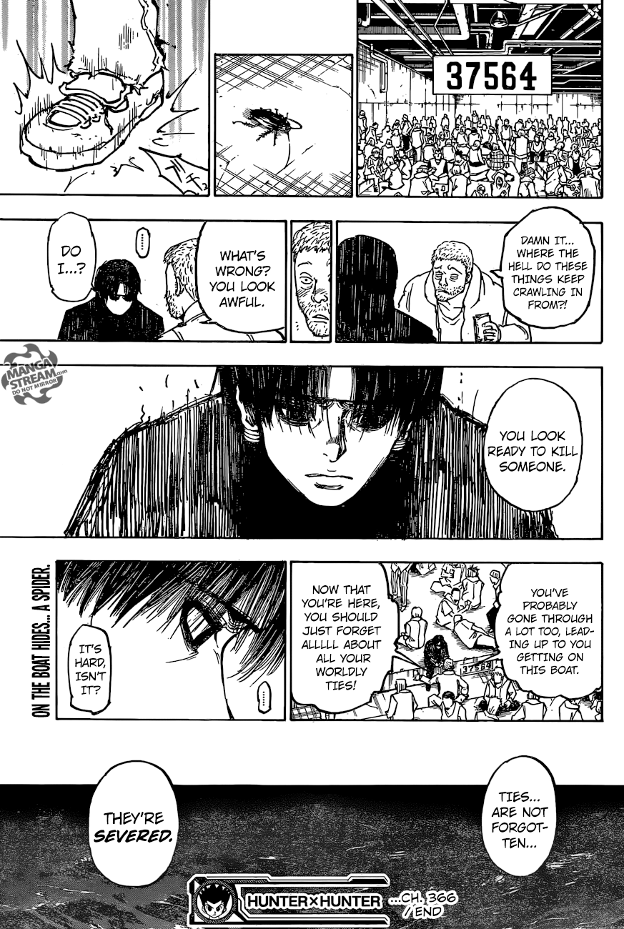 Hunter X Hunter Chapter 366 page 19 - Chapter 366: To Each His Own