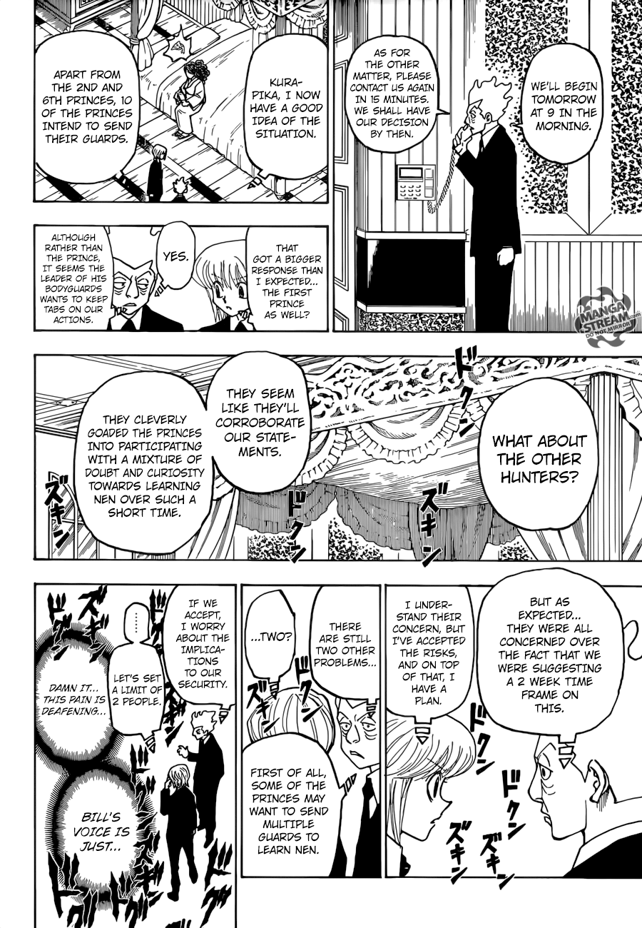 Hunter X Hunter Chapter 368 page 12 - Chapter 368: Foul Play