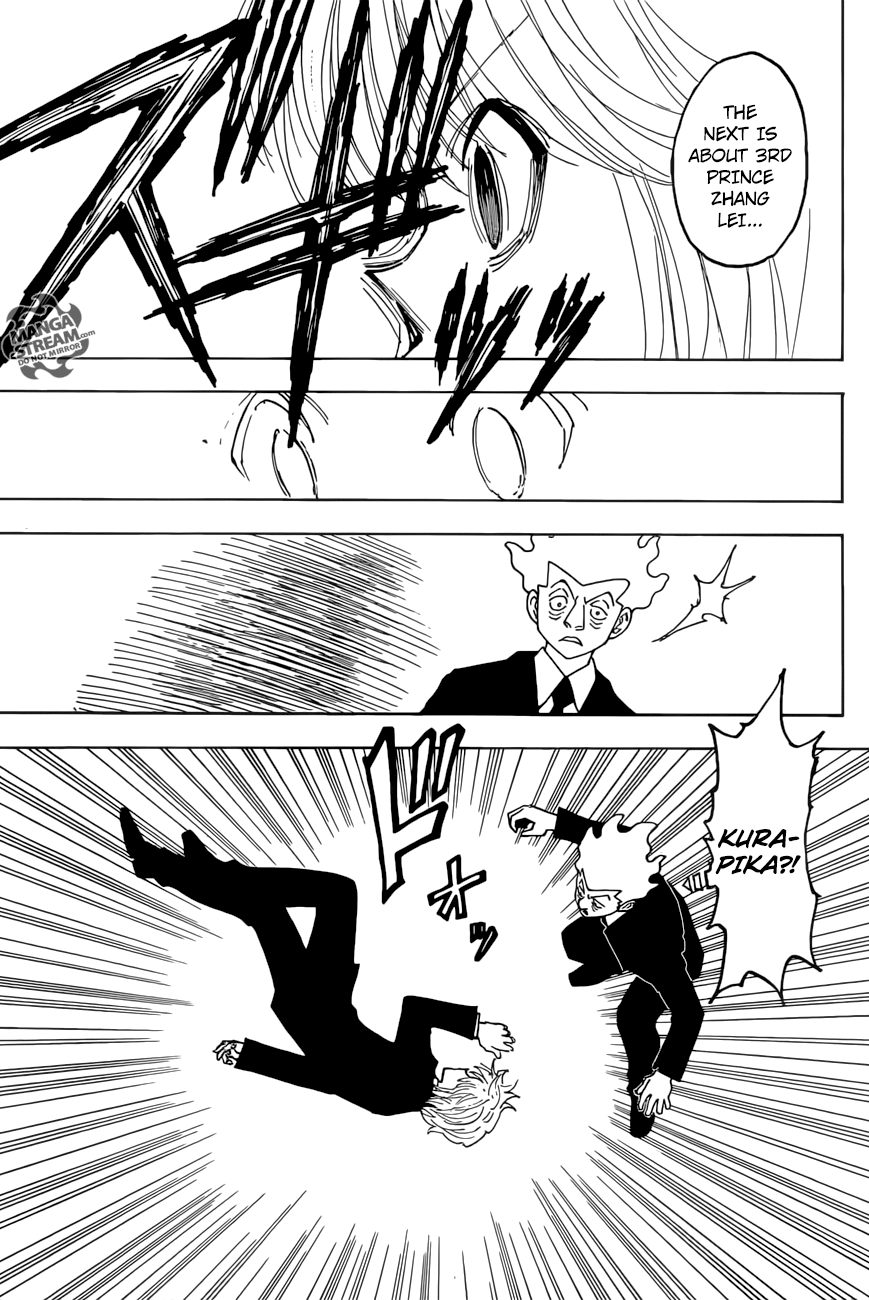 Hunter X Hunter Chapter 368 page 13 - Chapter 368: Foul Play