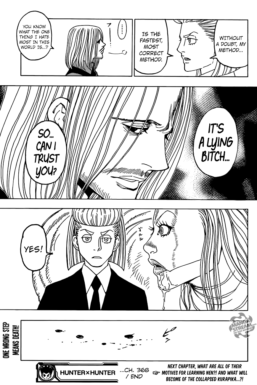 Hunter X Hunter Chapter 368 page 19 - Chapter 368: Foul Play