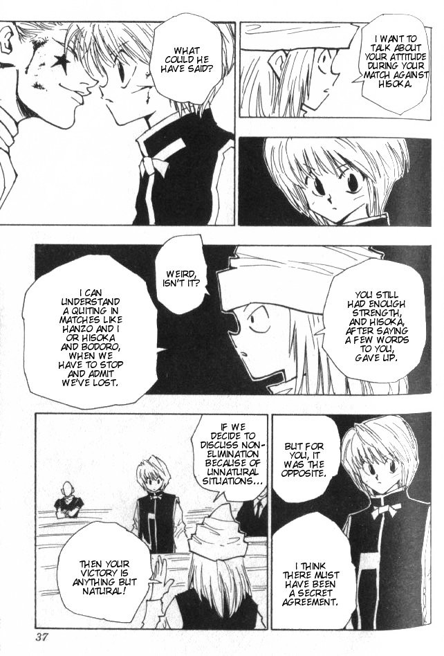 Hunter X Hunter Chapter 37 page 12 - Chapter 37: Light and Darkness: Part 3