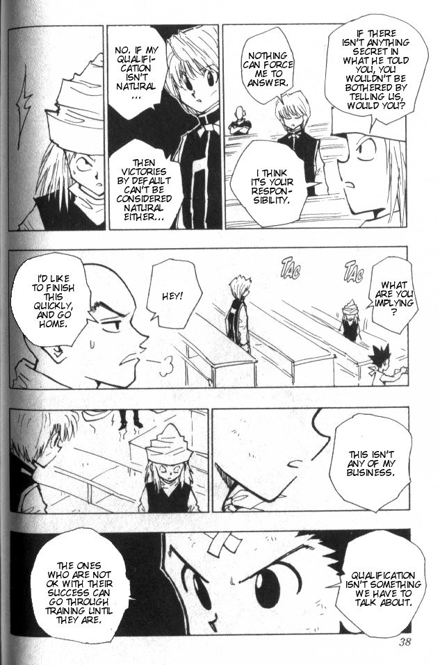 Hunter X Hunter Chapter 37 page 13 - Chapter 37: Light and Darkness: Part 3