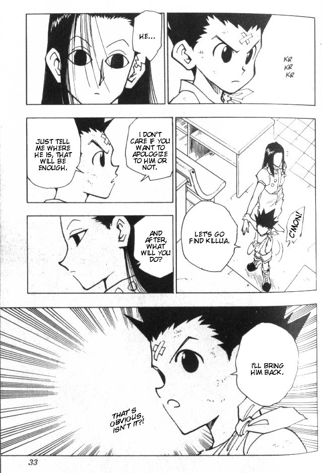 Hunter X Hunter Chapter 37 page 8 - Chapter 37: Light and Darkness: Part 3