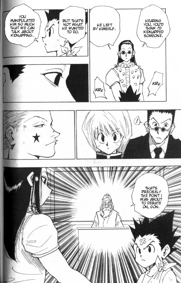 Hunter X Hunter Chapter 37 page 9 - Chapter 37: Light and Darkness: Part 3