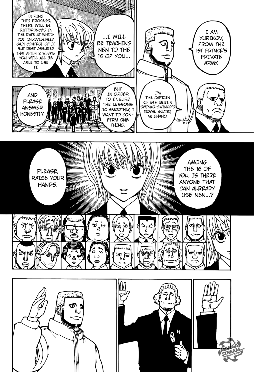 Hunter X Hunter Chapter 370 page 9 - Chapter 370: Observation