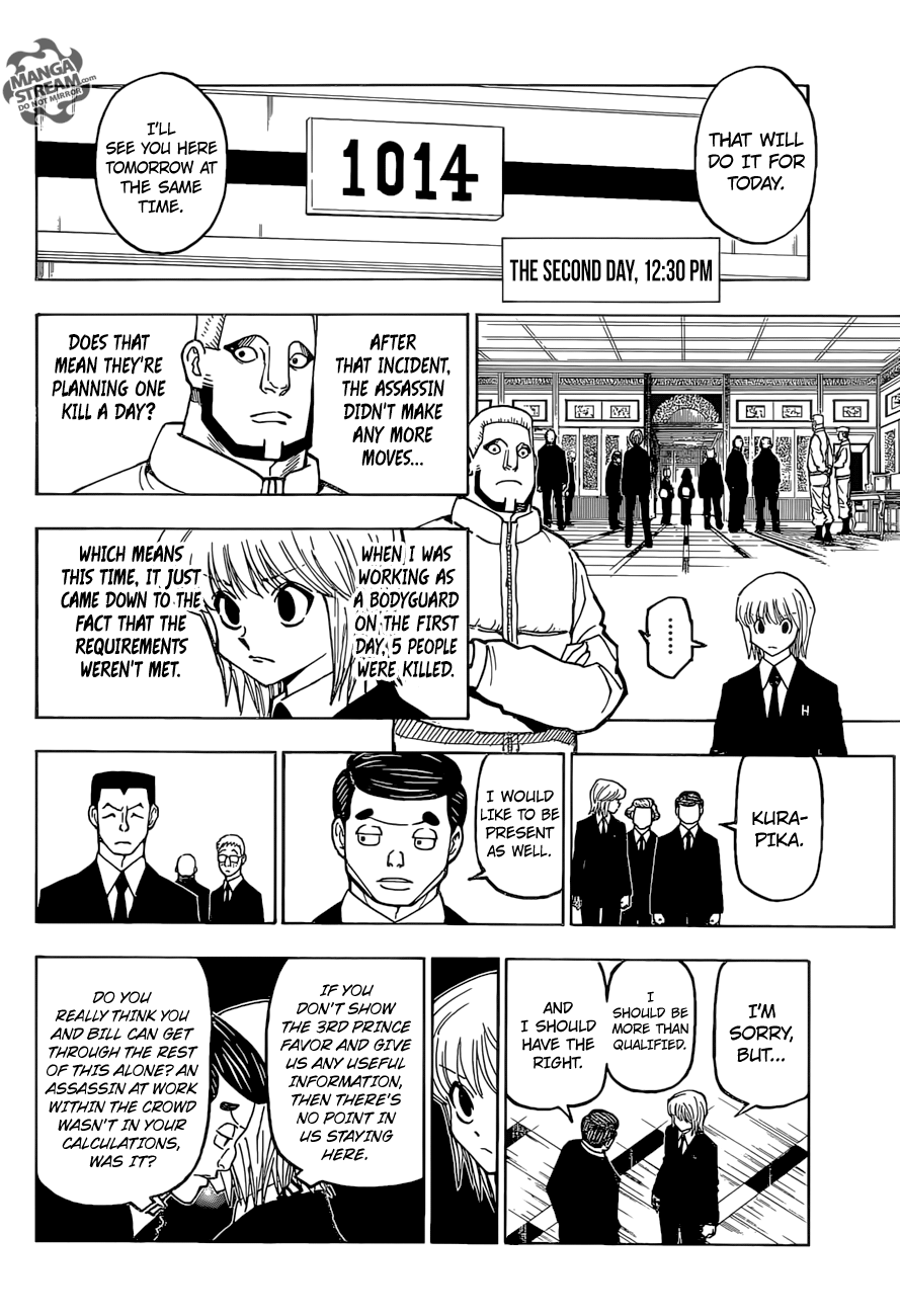 Hunter X Hunter Chapter 372 page 10 - Chapter 372: Disappearance