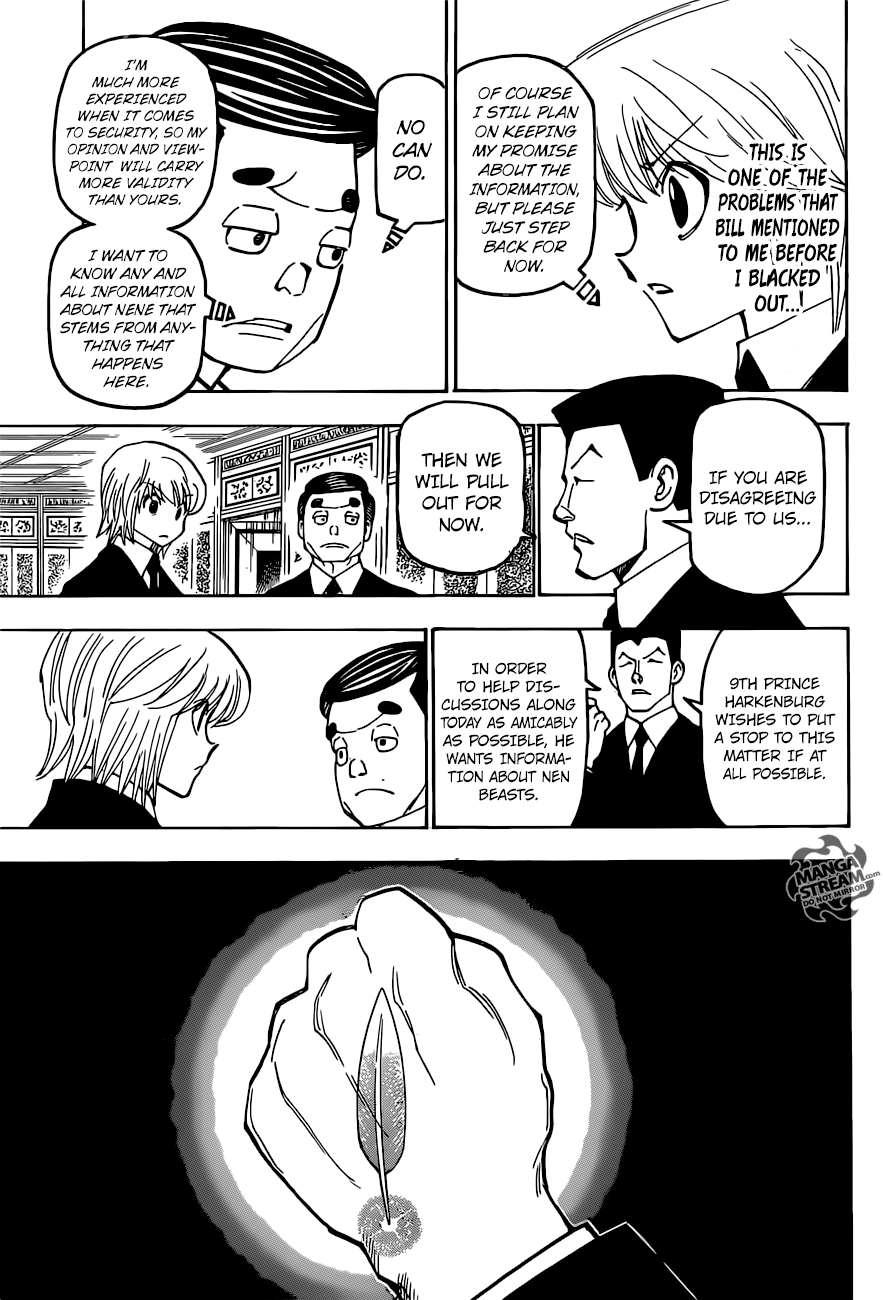 Hunter X Hunter Chapter 372 page 11 - Chapter 372: Disappearance