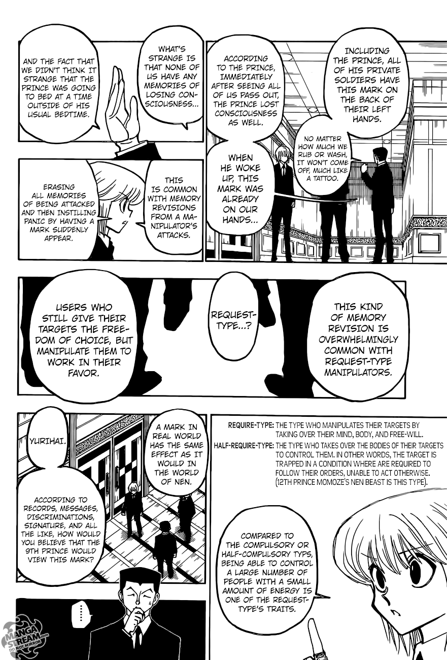 Hunter X Hunter Chapter 372 page 12 - Chapter 372: Disappearance