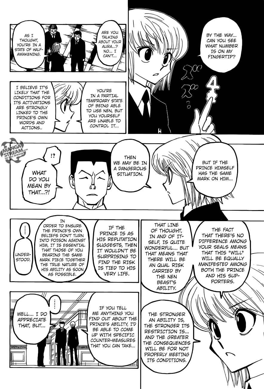Hunter X Hunter Chapter 372 page 14 - Chapter 372: Disappearance