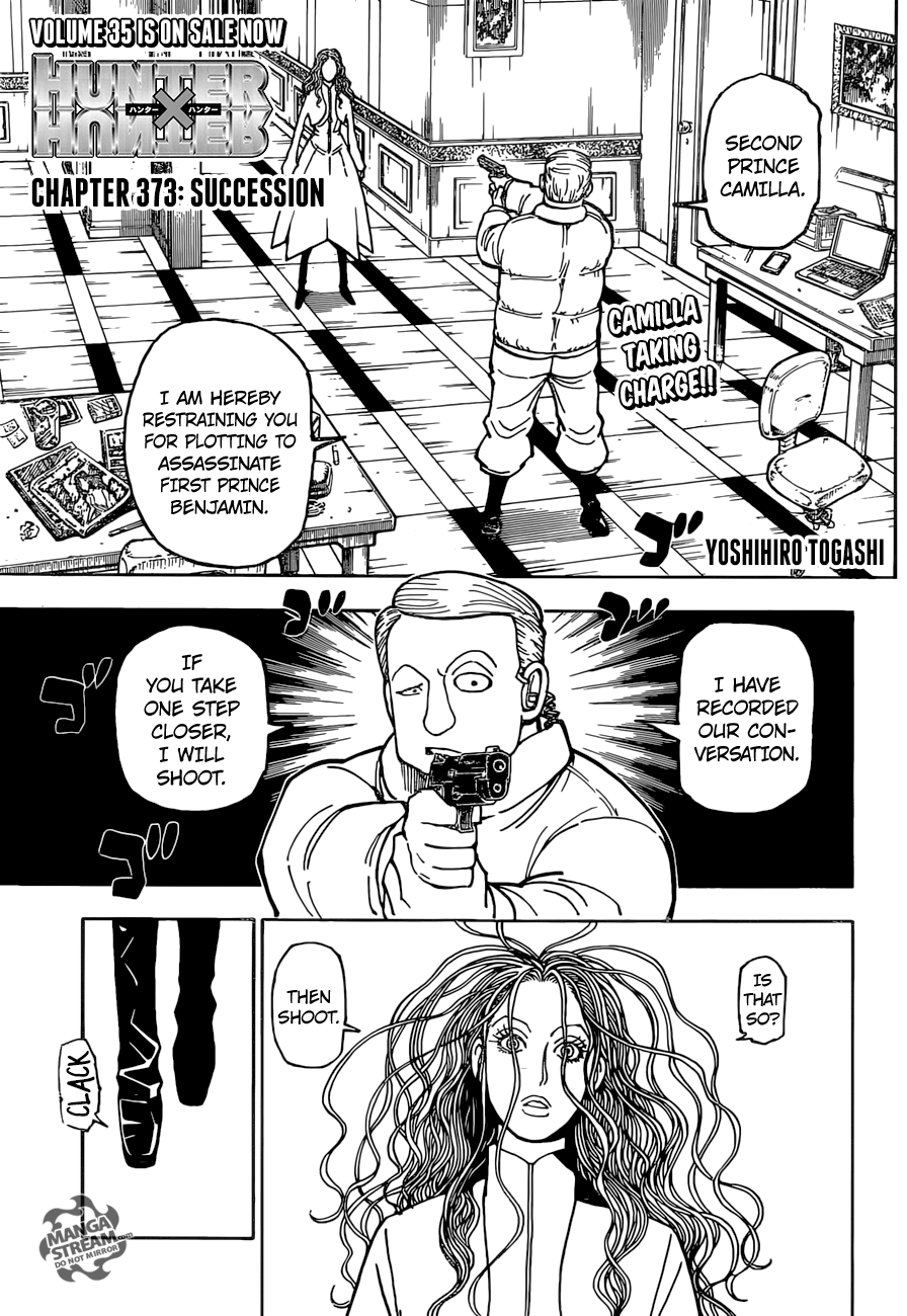 Hunter X Hunter Chapter 373 page 1 - Chapter 373: Inheritance