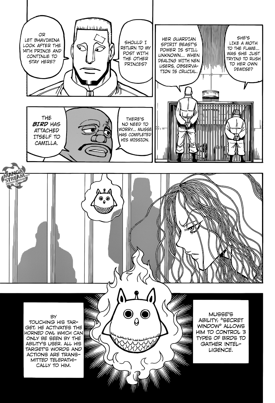 Hunter X Hunter Chapter 373 page 15 - Chapter 373: Inheritance