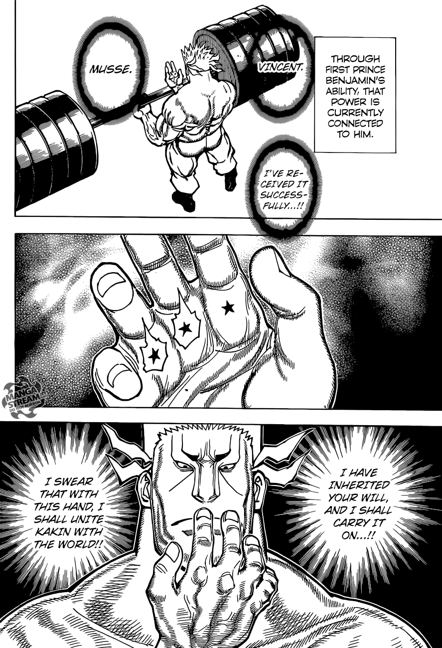 Hunter X Hunter Chapter 373 page 16 - Chapter 373: Inheritance