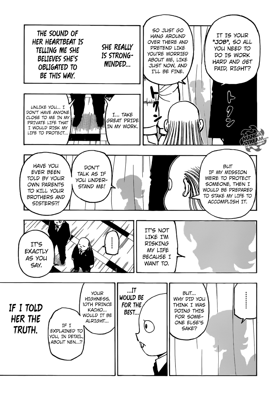 Hunter X Hunter Chapter 374 page 14 - Chapter 374: Ability
