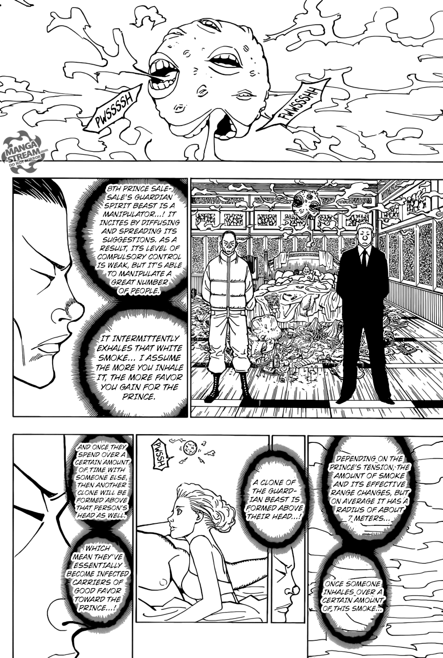 Hunter X Hunter Chapter 374 page 15 - Chapter 374: Ability