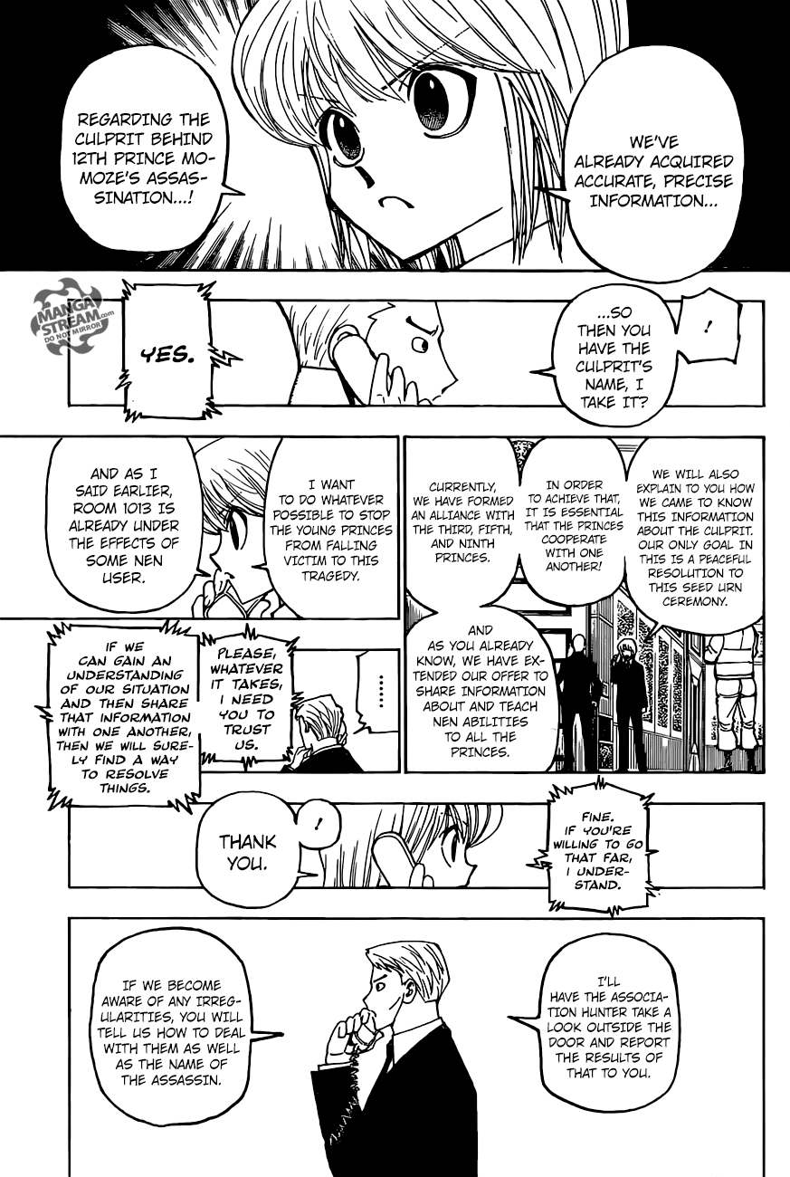 Hunter X Hunter Chapter 374 page 3 - Chapter 374: Ability