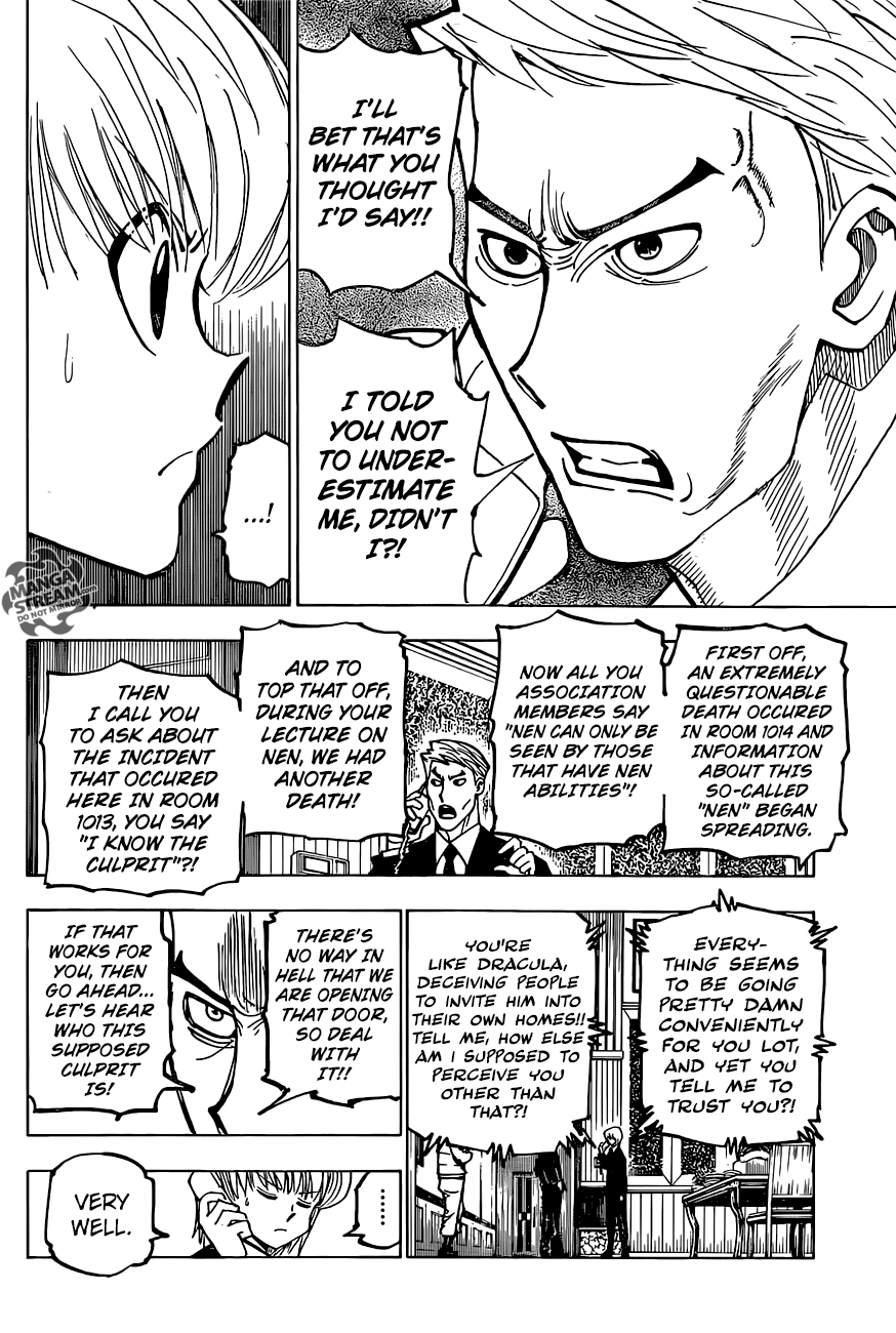 Hunter X Hunter Chapter 374 page 4 - Chapter 374: Ability