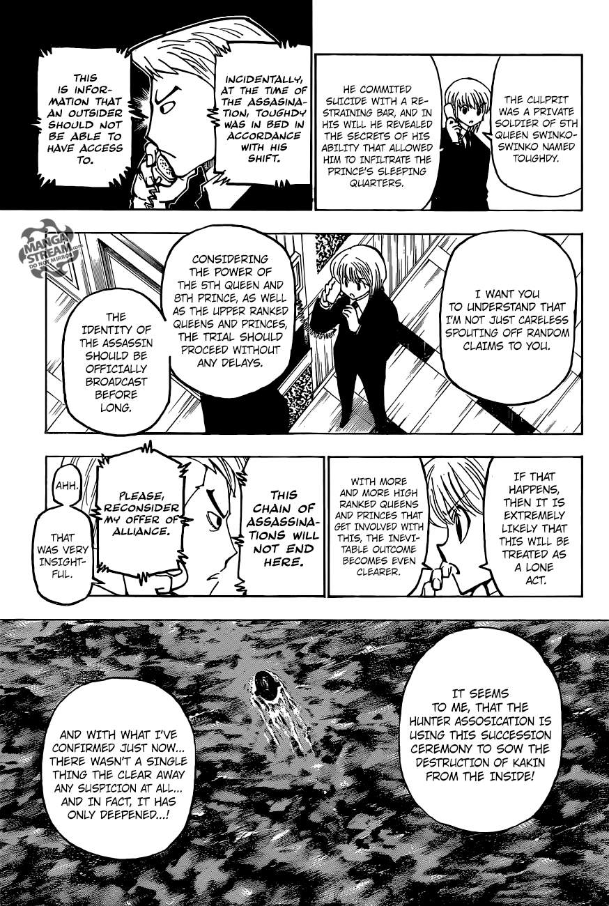 Hunter X Hunter Chapter 374 page 5 - Chapter 374: Ability