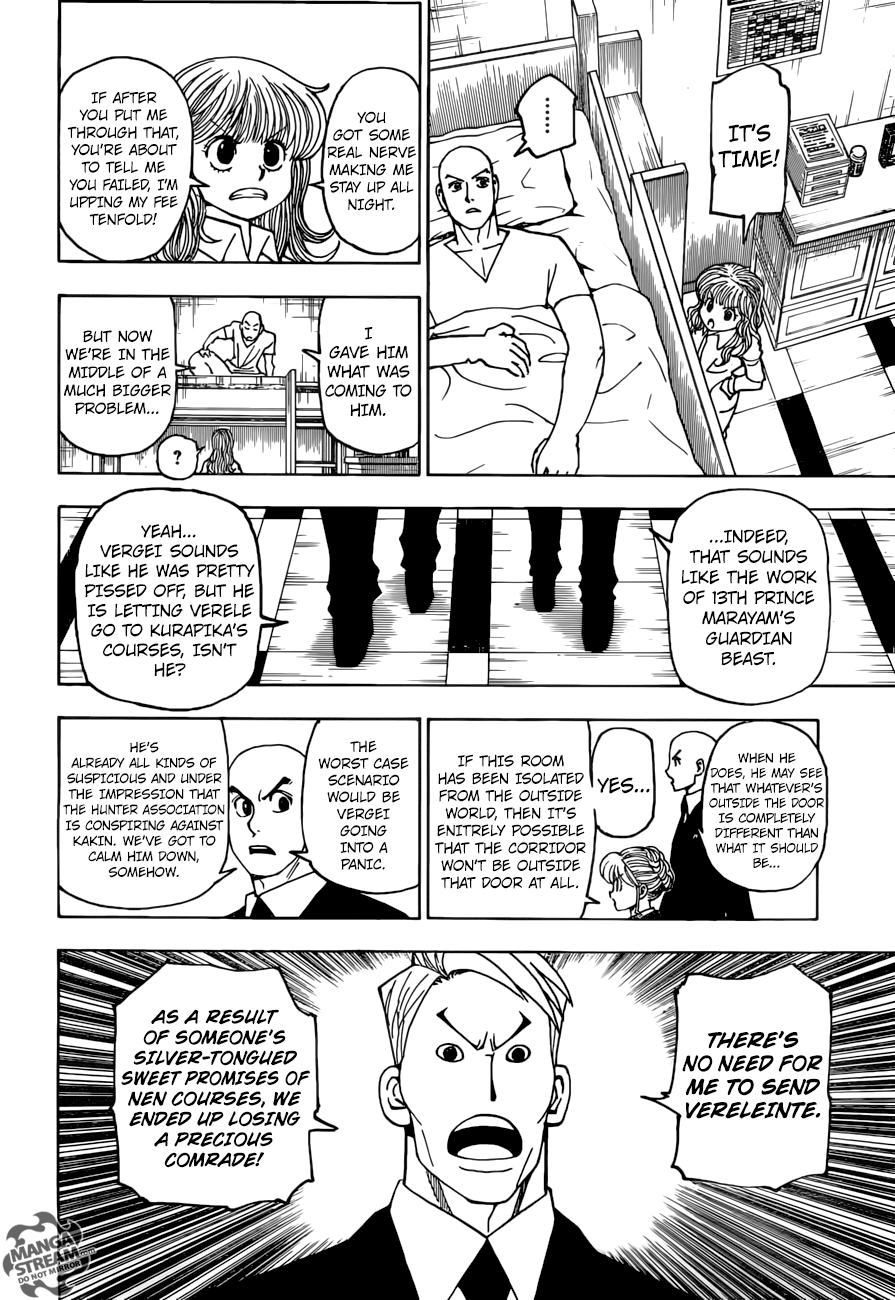 Hunter X Hunter Chapter 375 page 10 - Chapter 375: Persuasion